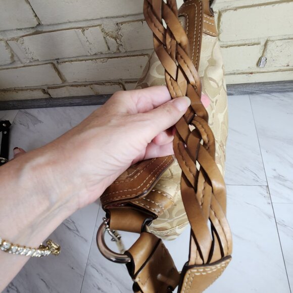 Euc Rare Coach Chelsea Optic Handbag Satchel Purse - Picture 4 of 14